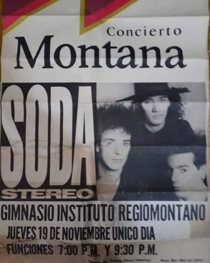 Soda Stereo Gira Signos Monterrey 1987