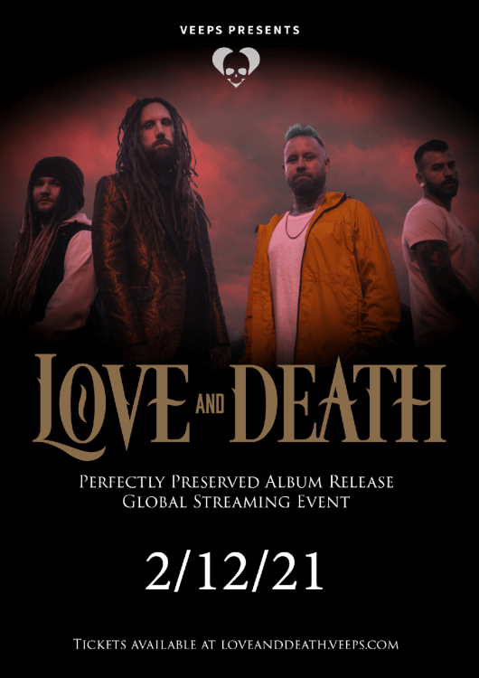 Póster Love and Death Perfectly Preserved streaming concert