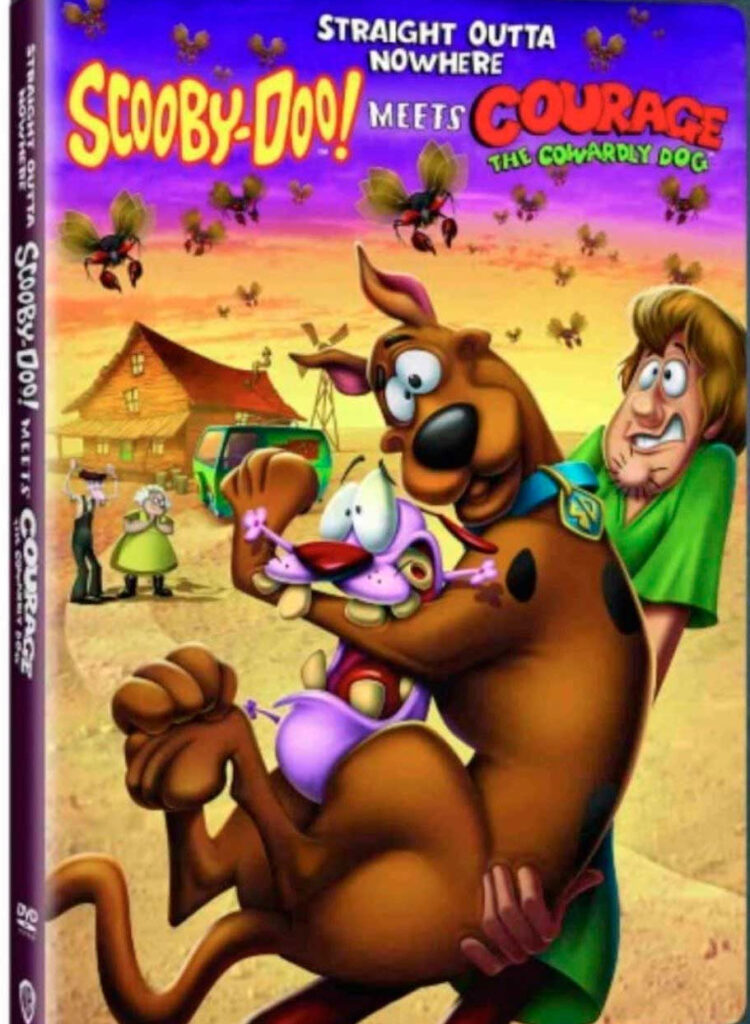 Portada del DVD Straight Outta Nowhere: Scooby-Doo Meets Courage the Cowardly Dog