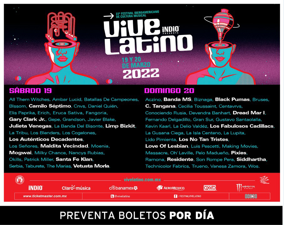 Los Señores Blues Band en el Vive Latino 2022